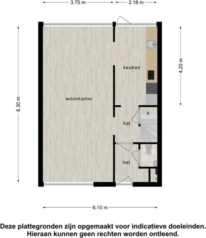 Foto van de Appartement gelegen aan de Plantage in Lelystad