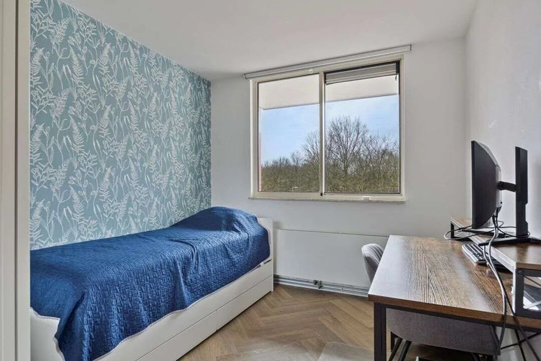 geblurde versie van de foto als achtergrond