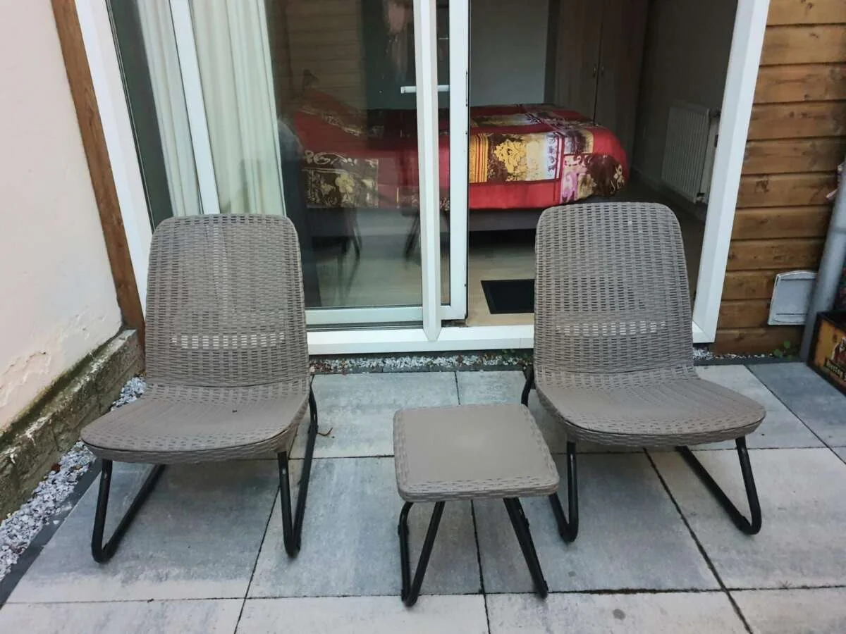 geblurde versie van de foto als achtergrond