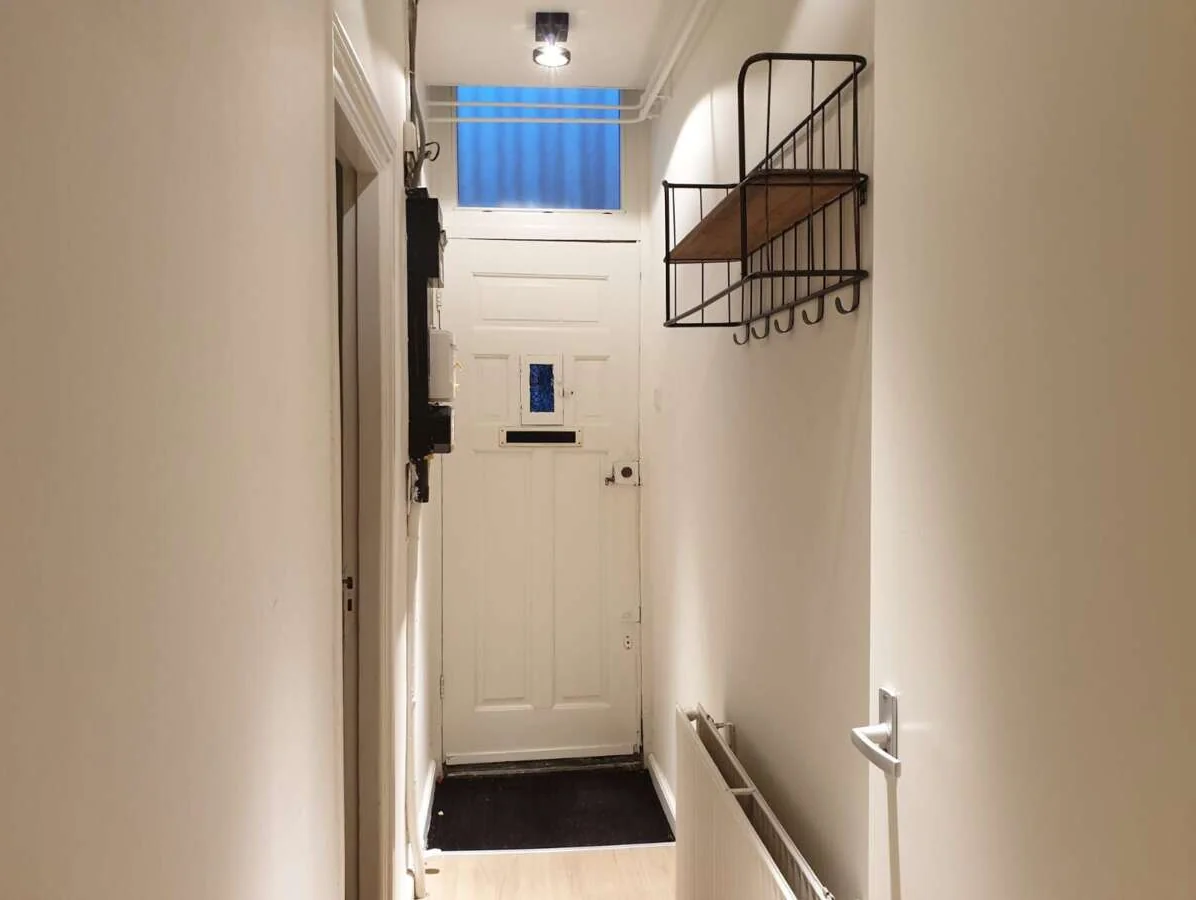 geblurde versie van de foto als achtergrond