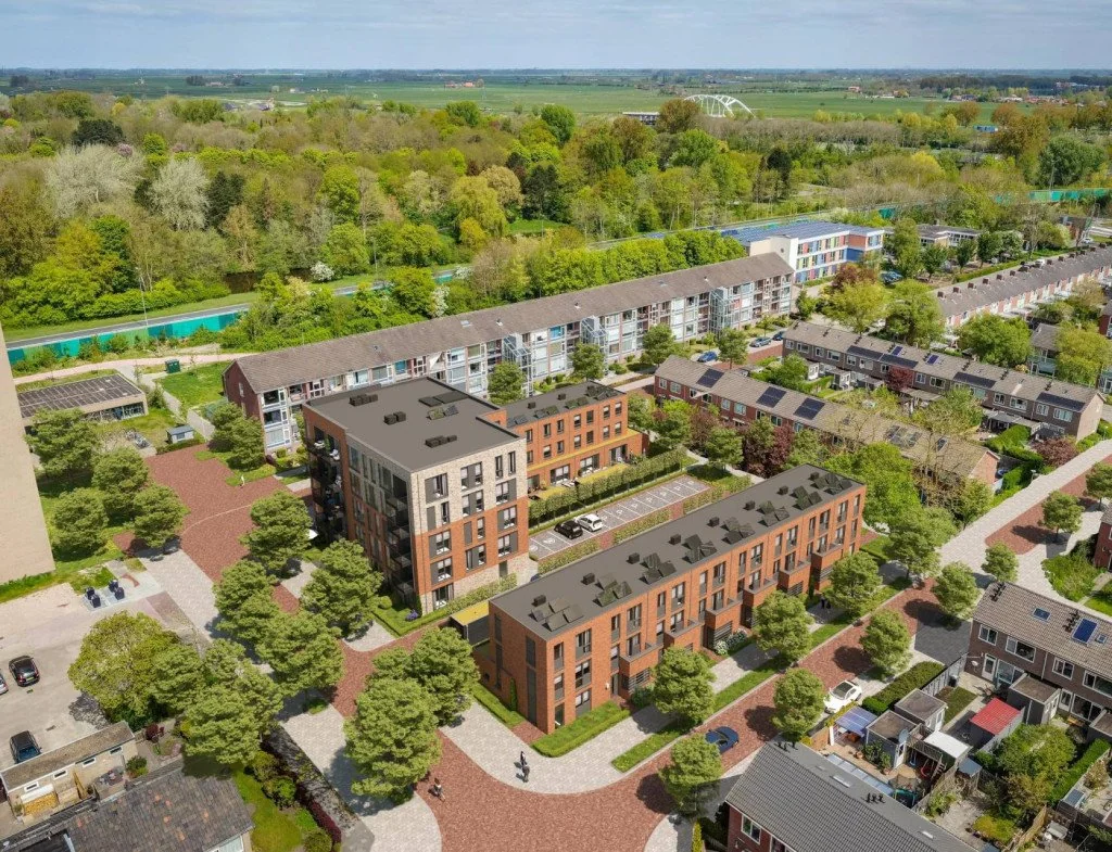 geblurde versie van de foto als achtergrond