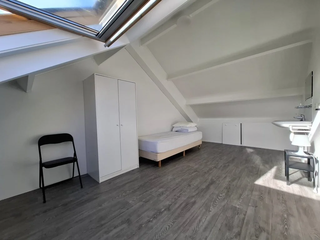 geblurde versie van de foto als achtergrond