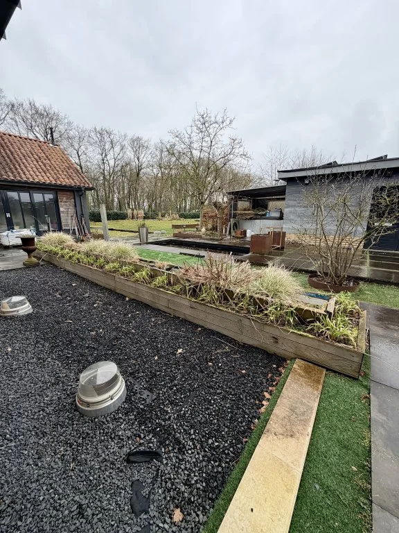 geblurde versie van de foto als achtergrond