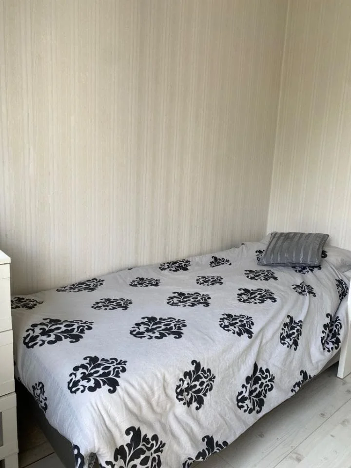 geblurde versie van de foto als achtergrond