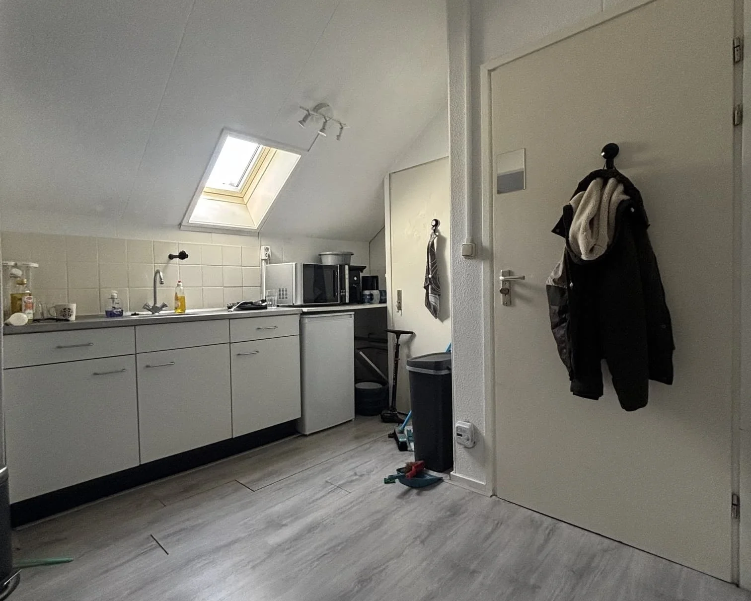 geblurde versie van de foto als achtergrond