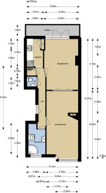 Foto van de Appartement gelegen aan de Abraham Kuyperlaan in Rotterdam