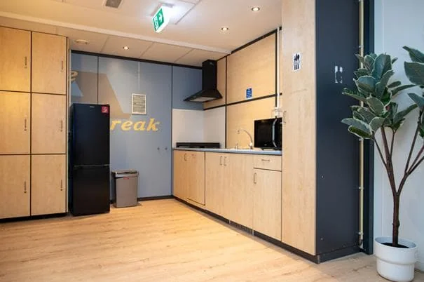 geblurde versie van de foto als achtergrond