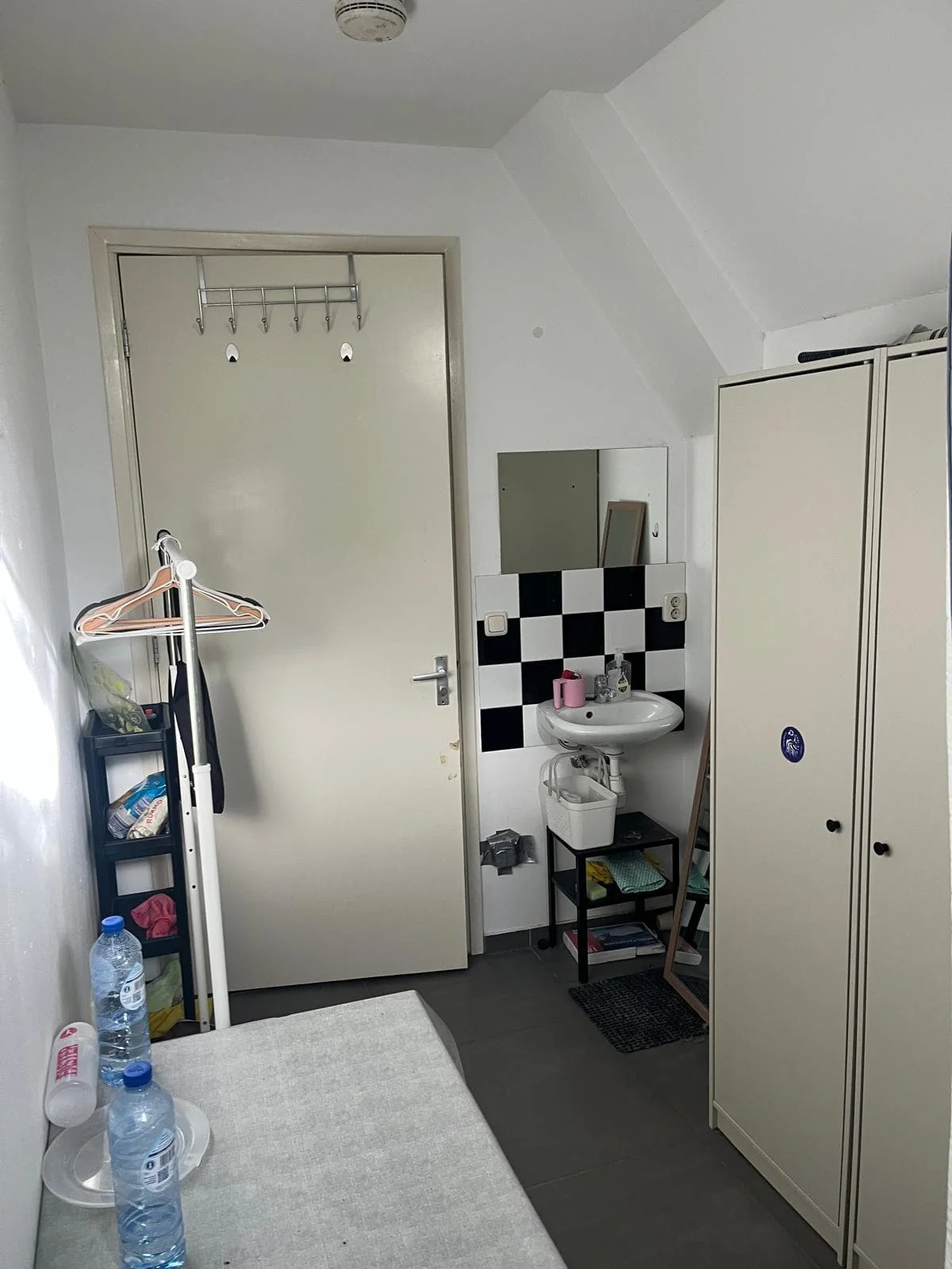 geblurde versie van de foto als achtergrond