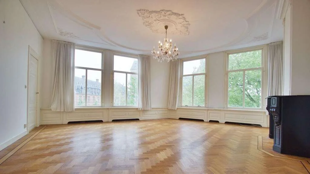 geblurde versie van de foto als achtergrond