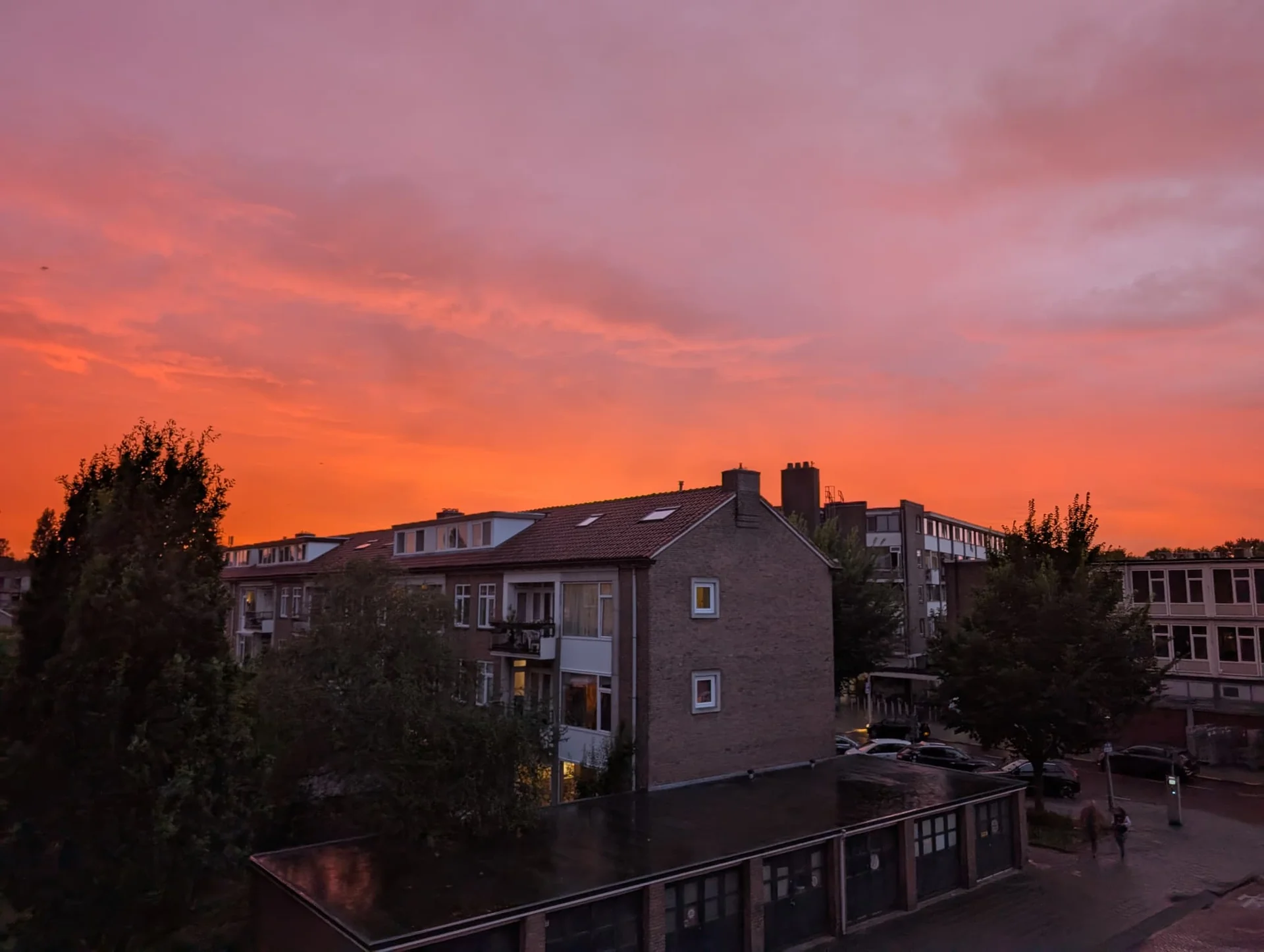 geblurde versie van de foto als achtergrond