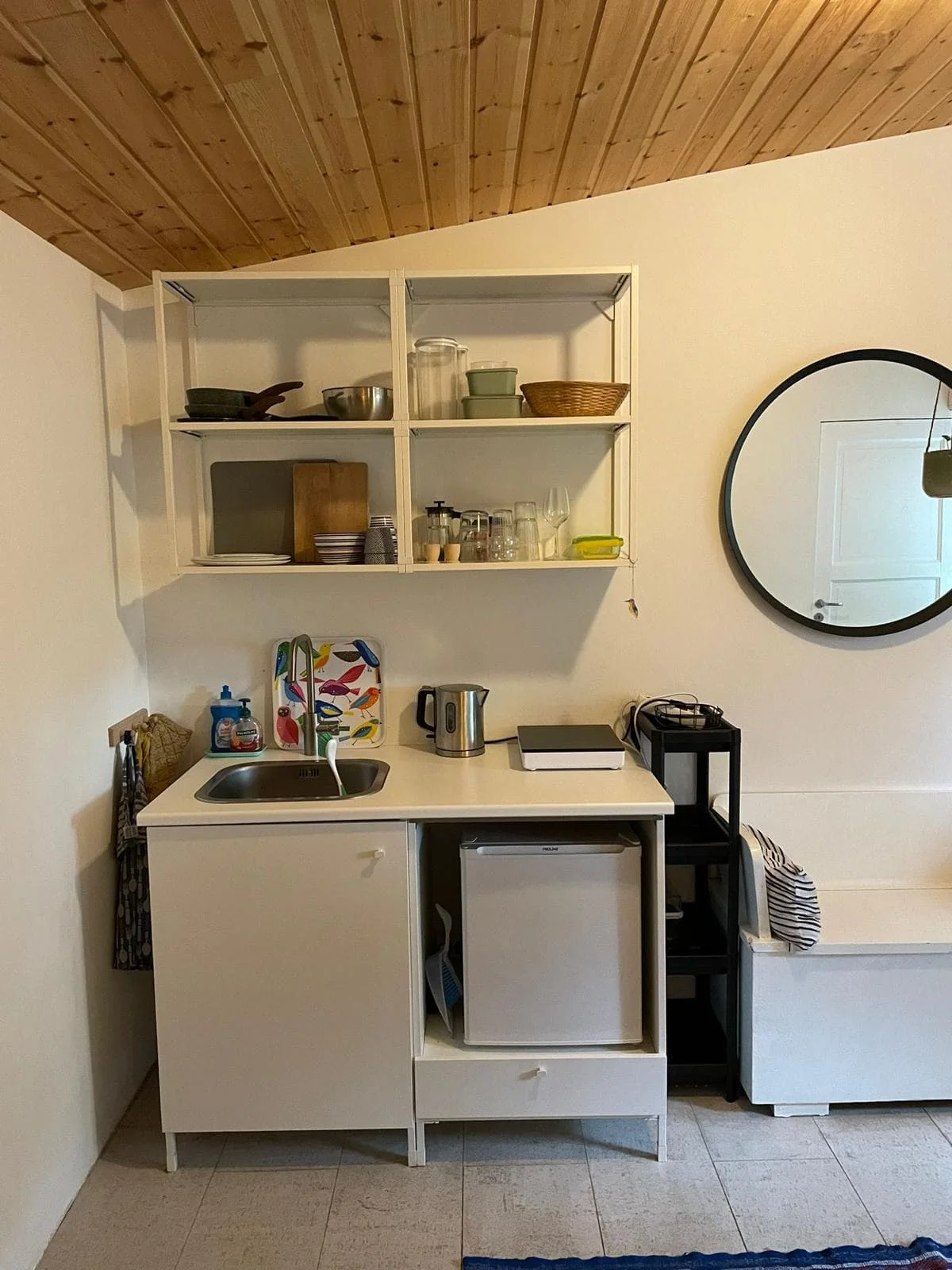 geblurde versie van de foto als achtergrond