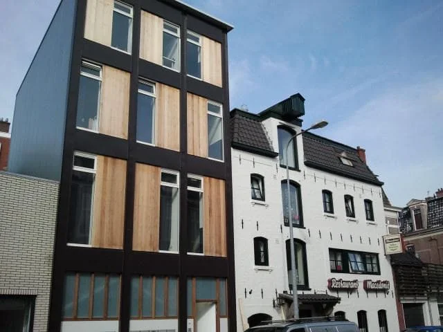 geblurde versie van de foto als achtergrond