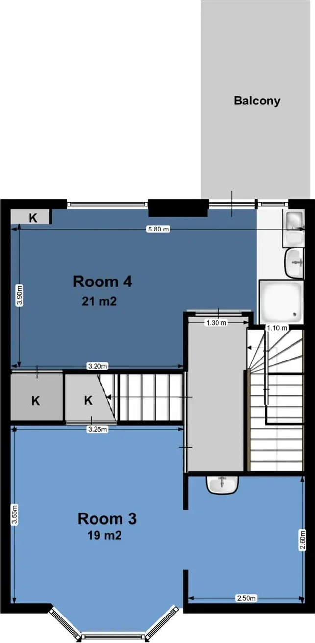 geblurde versie van de foto als achtergrond