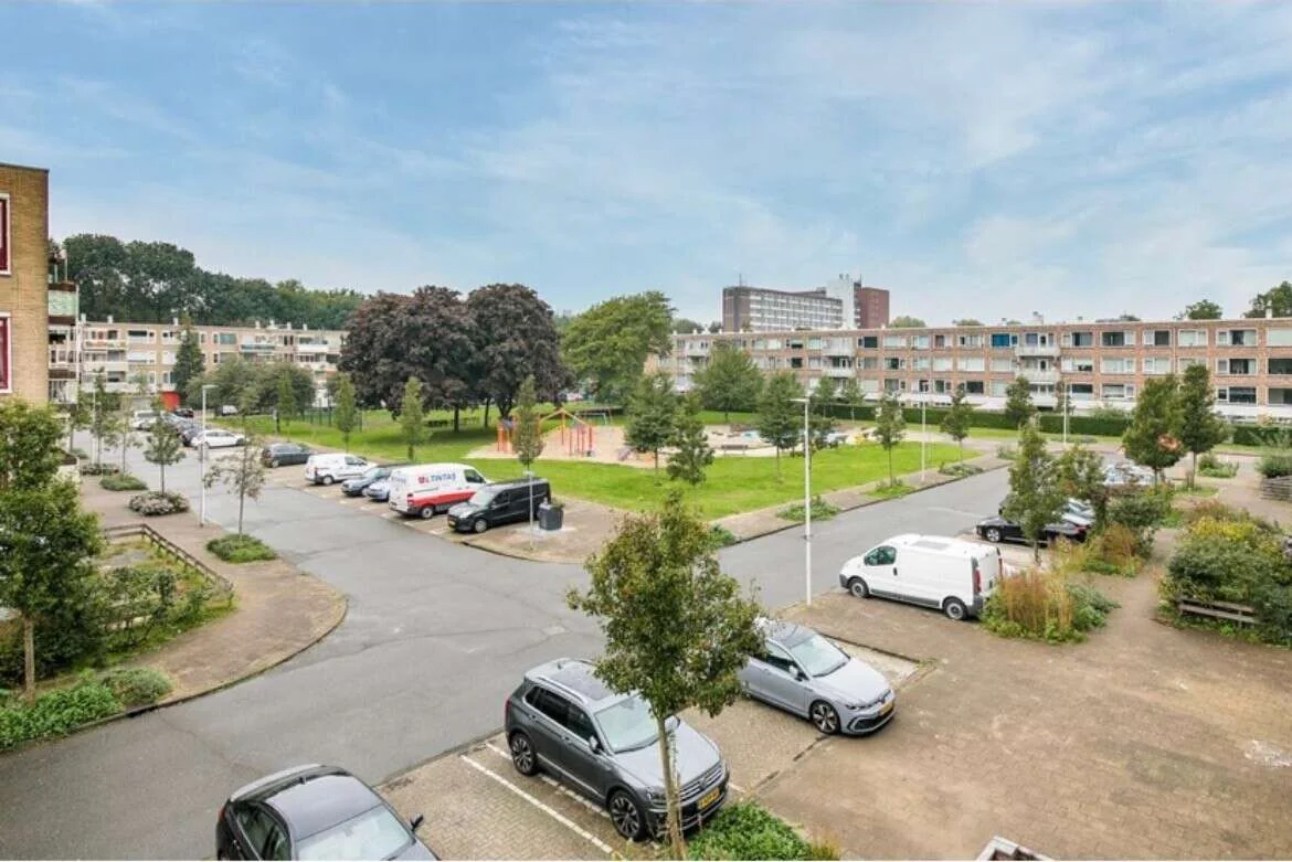 geblurde versie van de foto als achtergrond