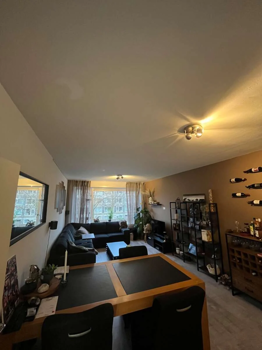 geblurde versie van de foto als achtergrond