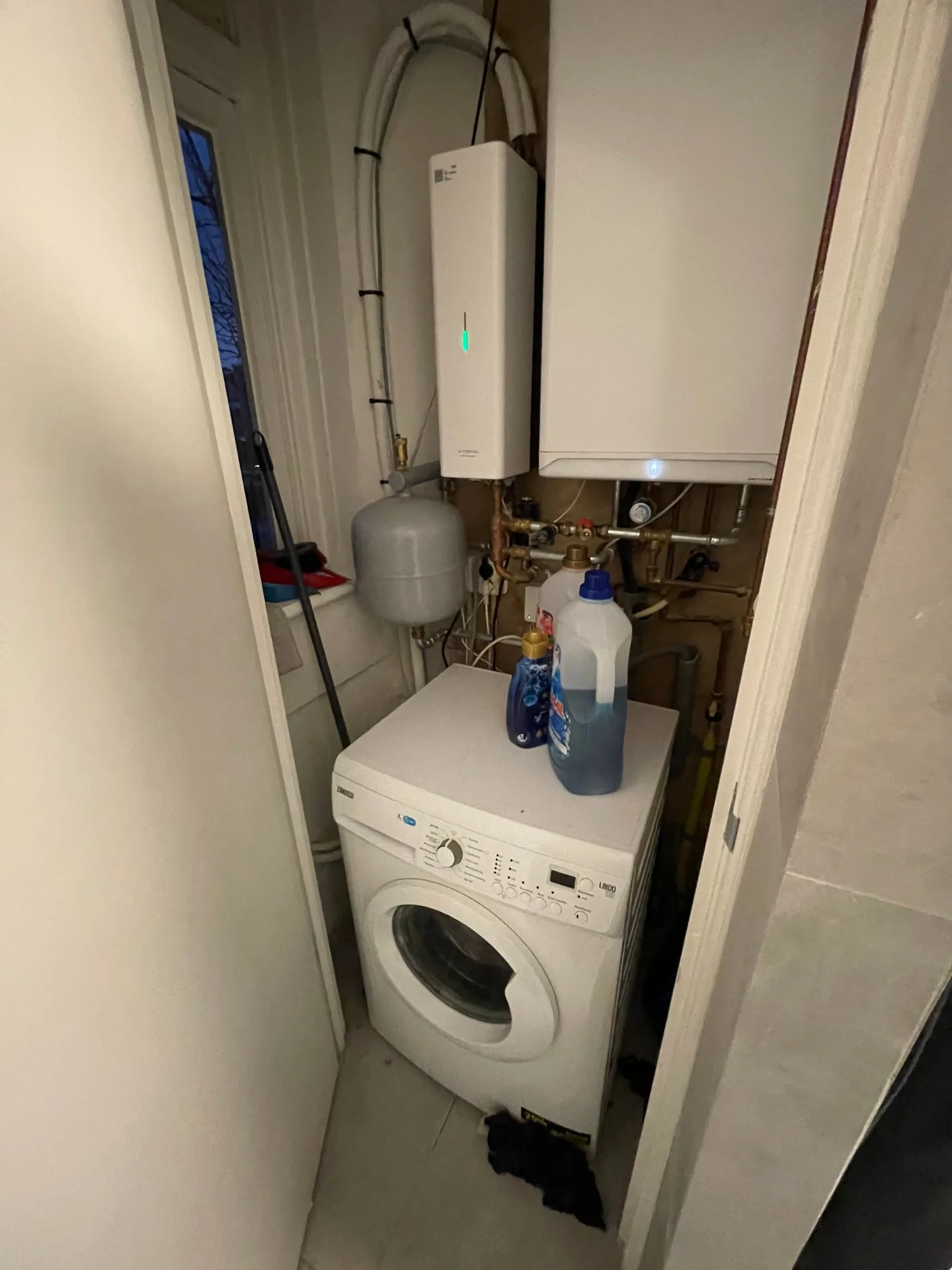 geblurde versie van de foto als achtergrond