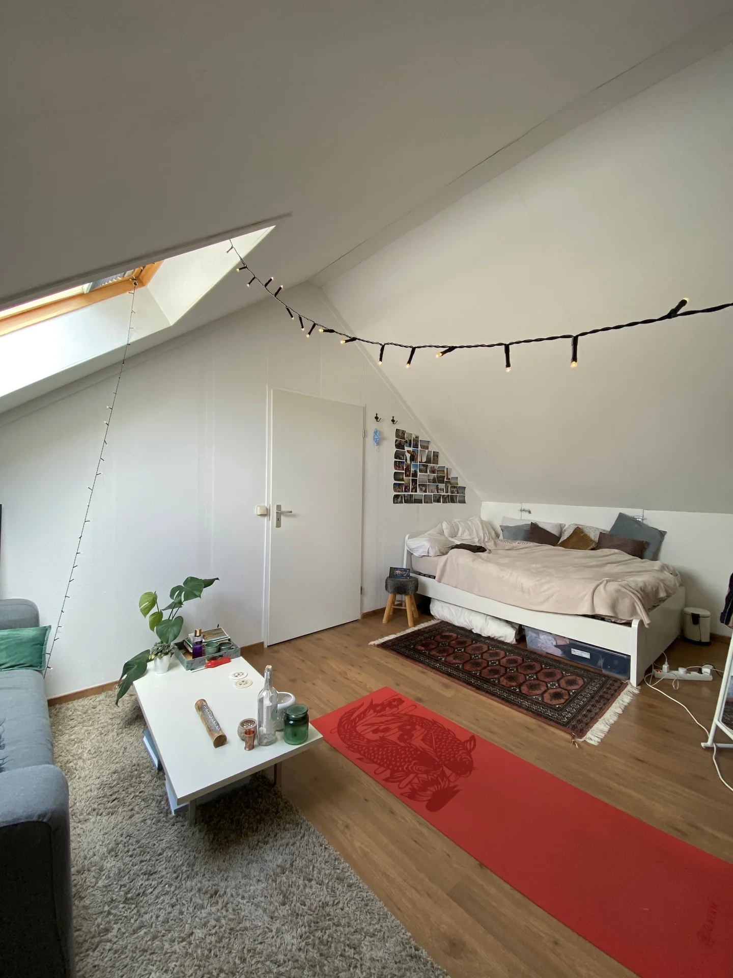 geblurde versie van de foto als achtergrond