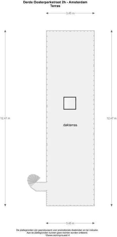 Foto van de Appartement gelegen aan de Derde Oosterparkstraat in Amsterdam