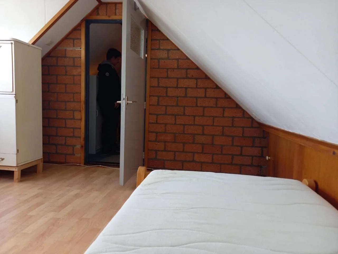 Foto van de Kamer gelegen aan de Nieuwe Kanaal in Wageningen