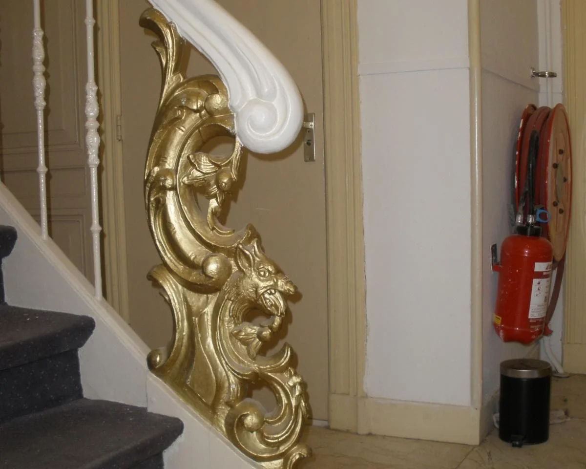 geblurde versie van de foto als achtergrond