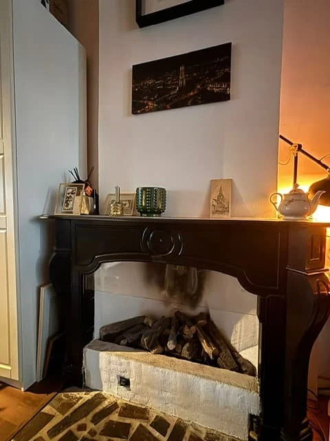 geblurde versie van de foto als achtergrond