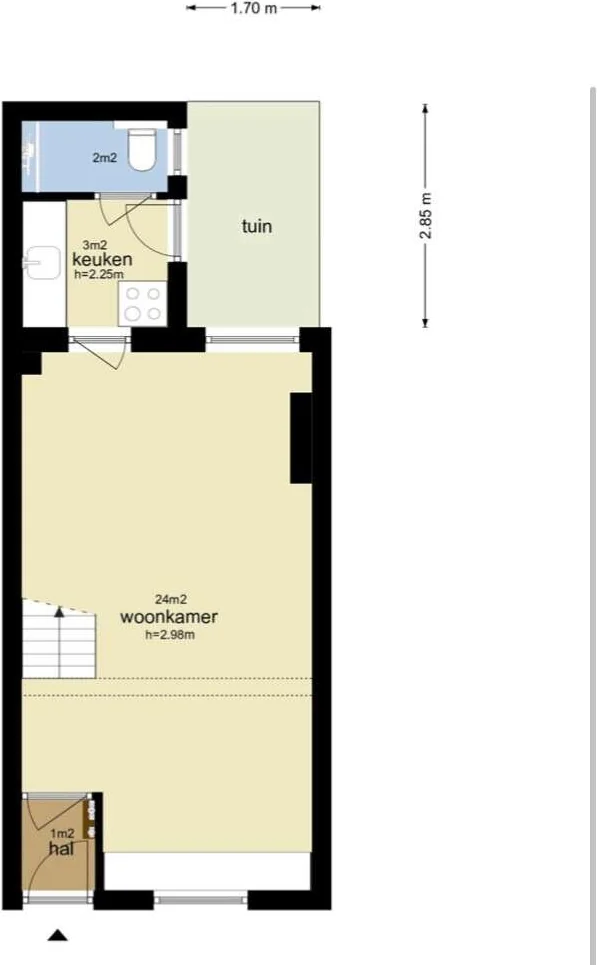 Foto van de Kamer gelegen aan de Van der Mondestraat in Utrecht