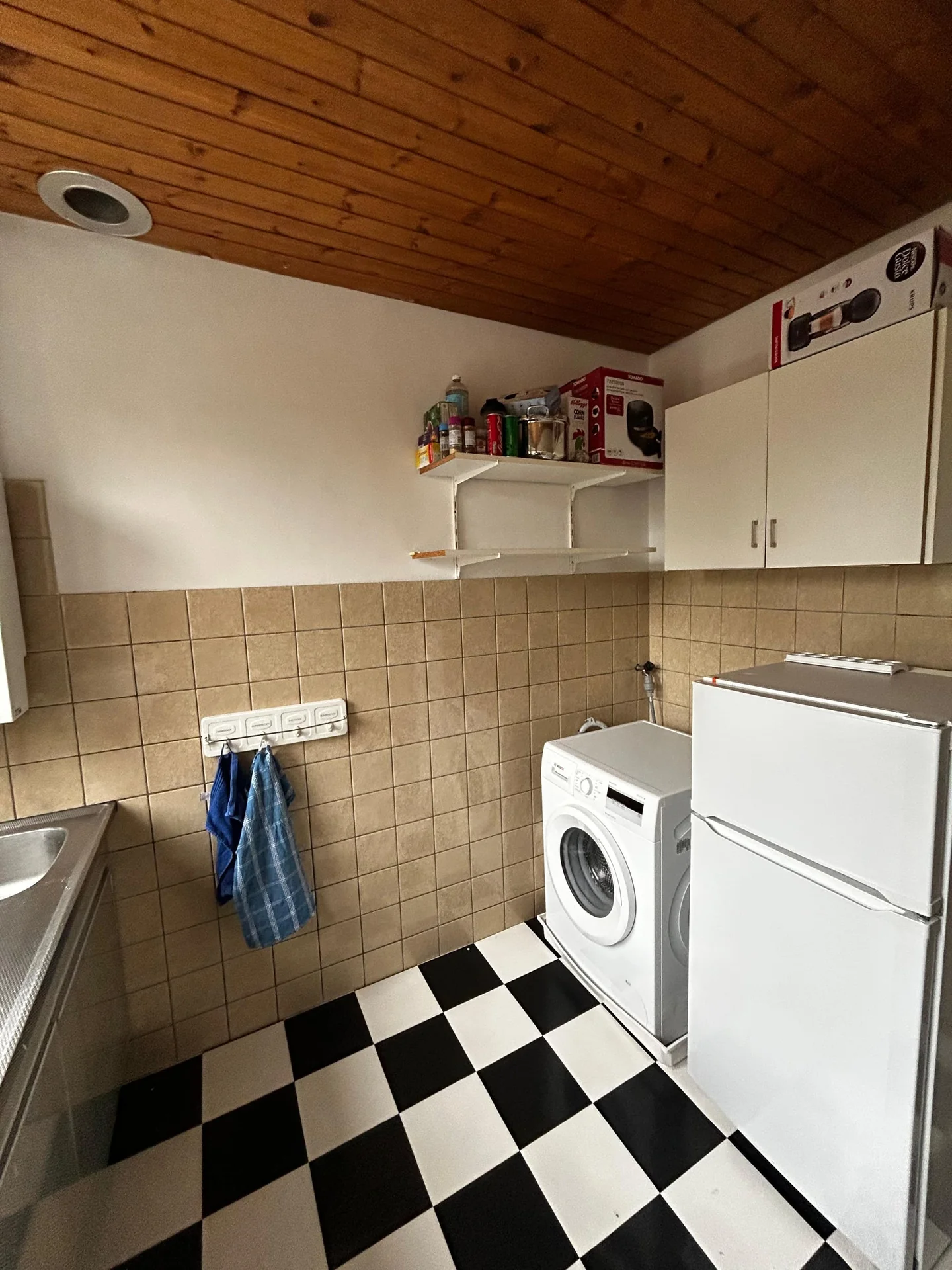 geblurde versie van de foto als achtergrond