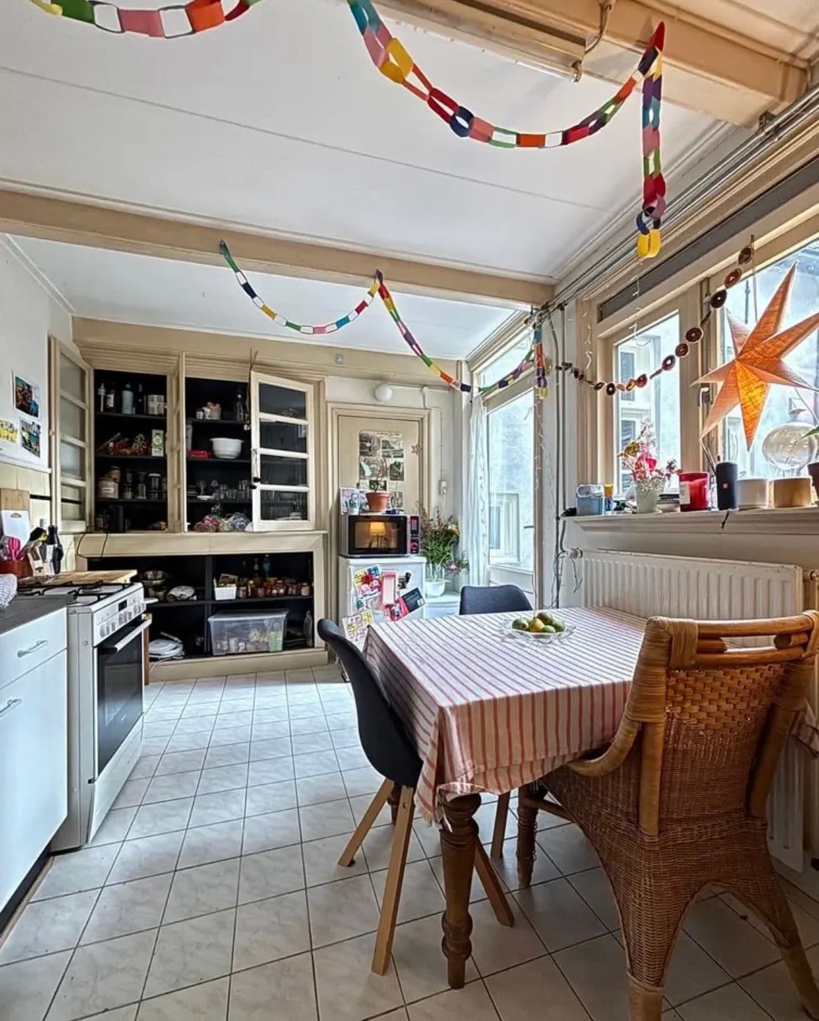 geblurde versie van de foto als achtergrond