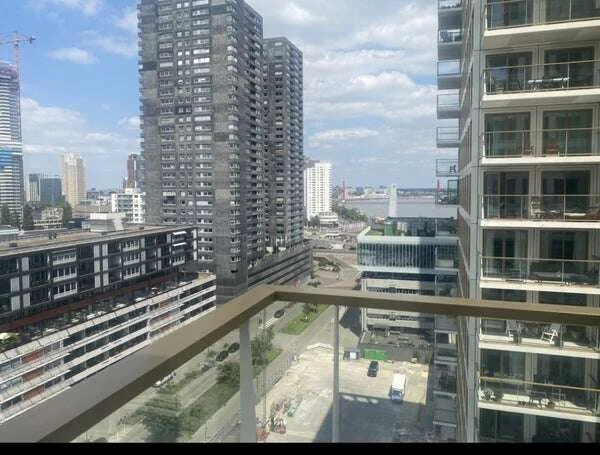 geblurde versie van de foto als achtergrond