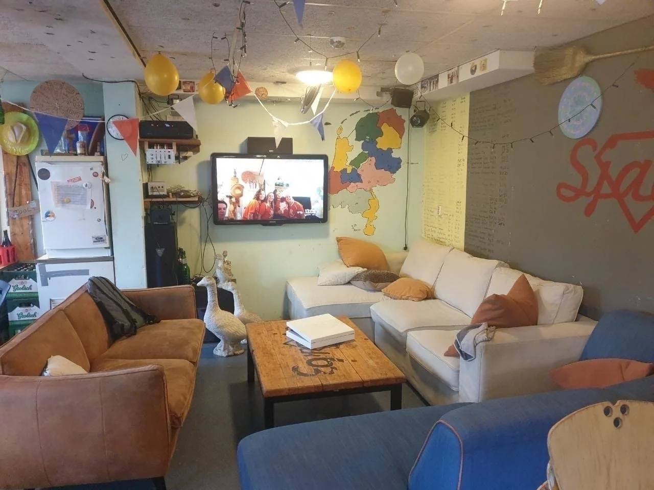 geblurde versie van de foto als achtergrond