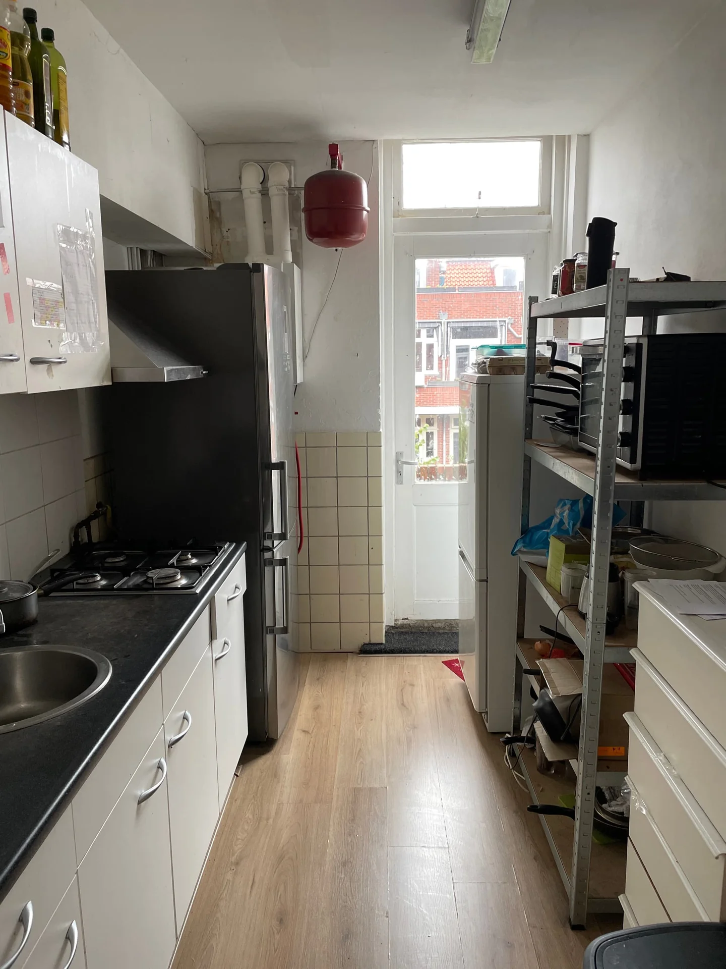 geblurde versie van de foto als achtergrond