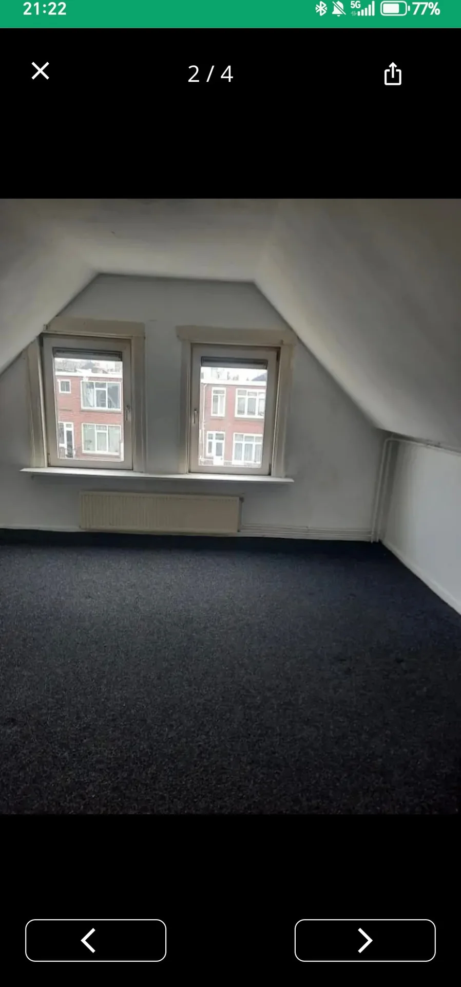 Foto van de Kamer gelegen aan de Aelbrechtskade in Rotterdam