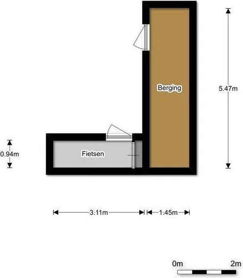 Foto van de Appartement gelegen aan de Van Ruijsdaellaan in Schiedam