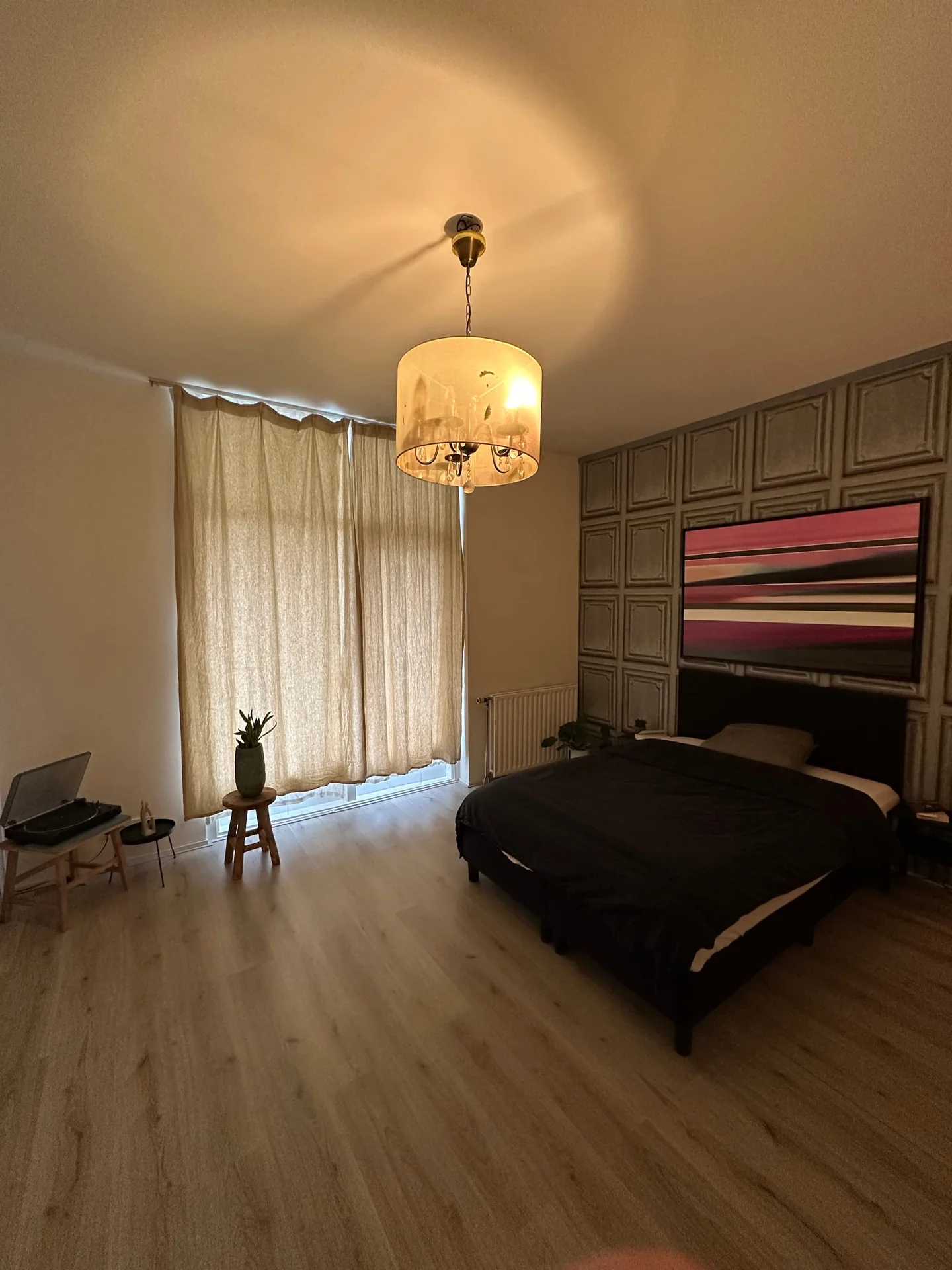 geblurde versie van de foto als achtergrond