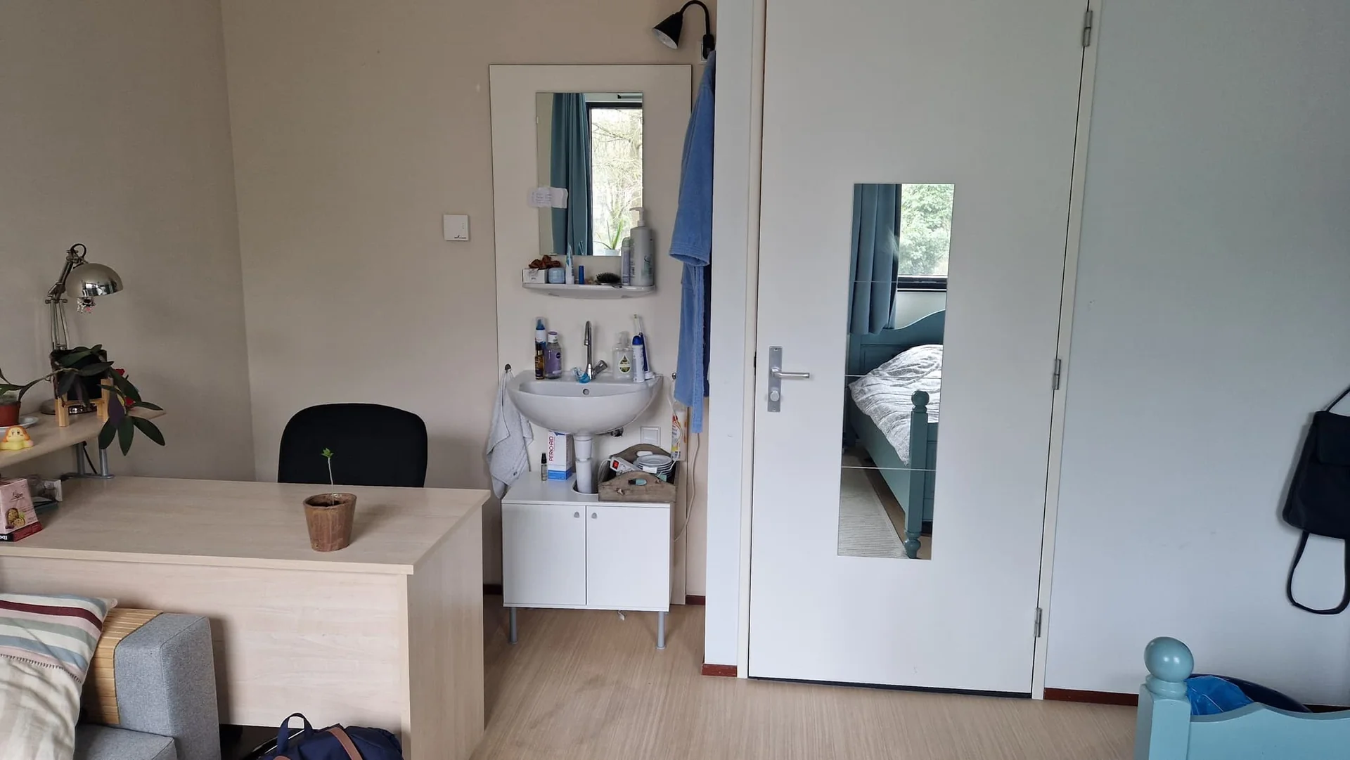 Foto van de Kamer gelegen aan de Rijnveste in Wageningen