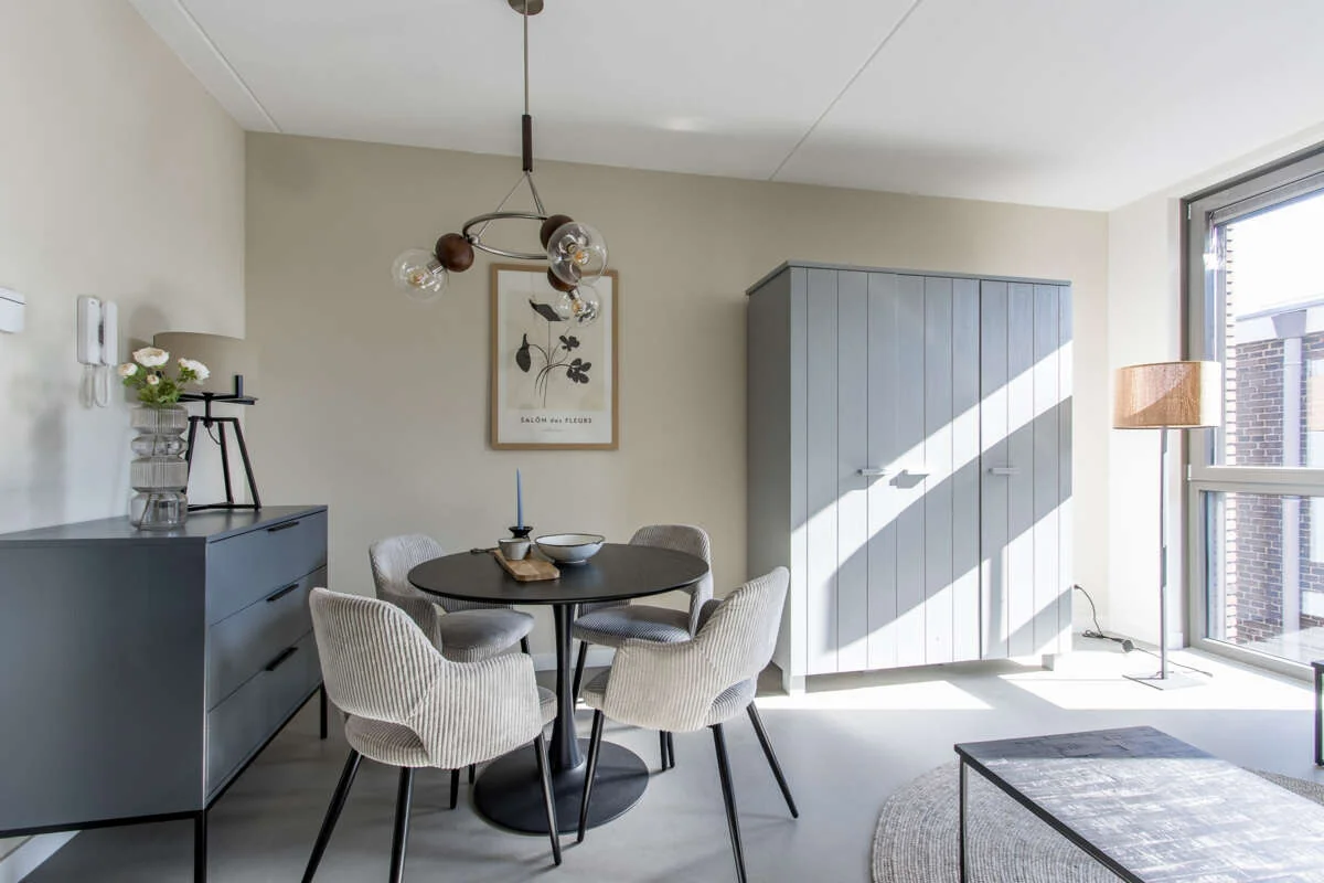 geblurde versie van de foto als achtergrond