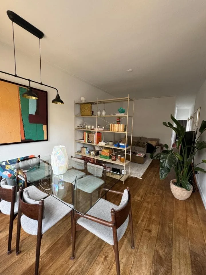 geblurde versie van de foto als achtergrond