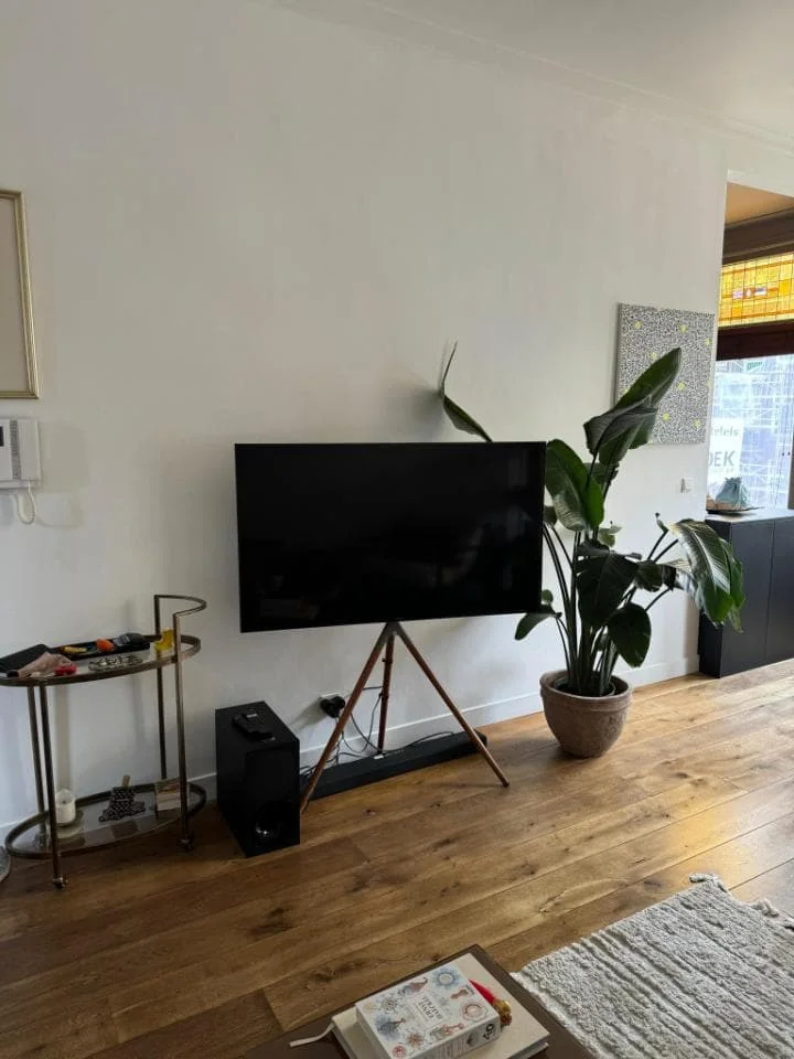 geblurde versie van de foto als achtergrond