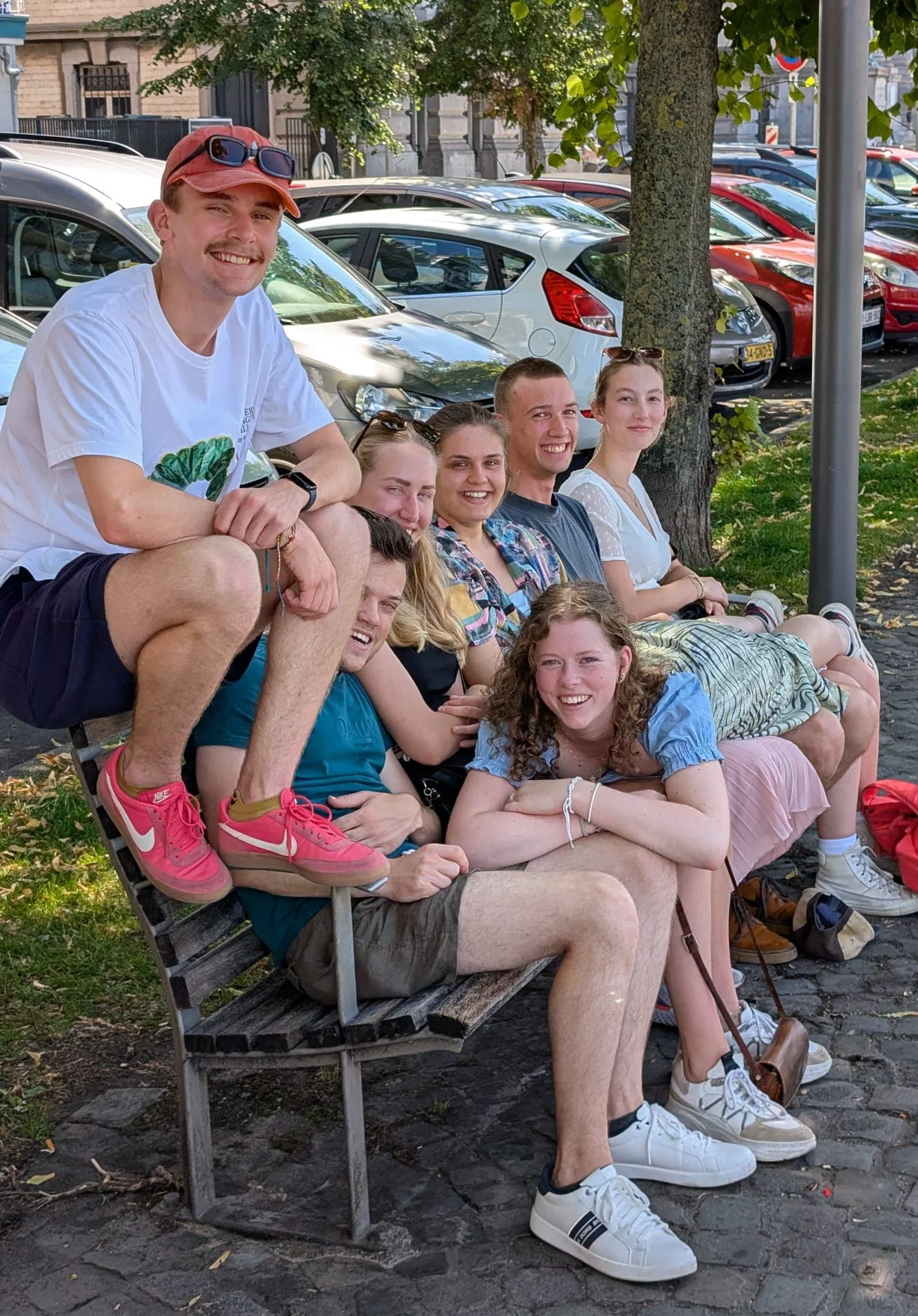 geblurde versie van de foto als achtergrond