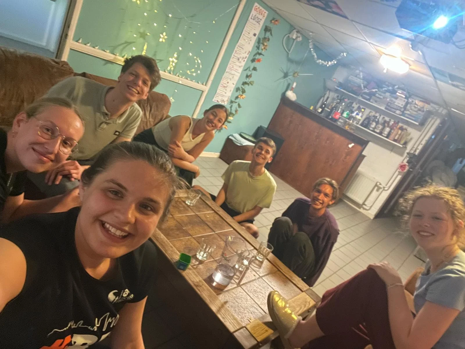 geblurde versie van de foto als achtergrond