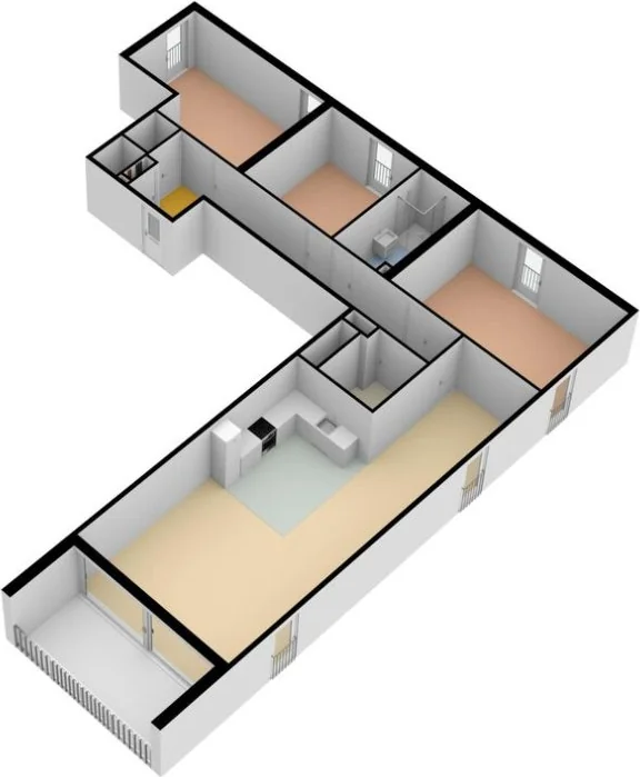 Foto van de Appartement gelegen aan de Madridstraat in Utrecht