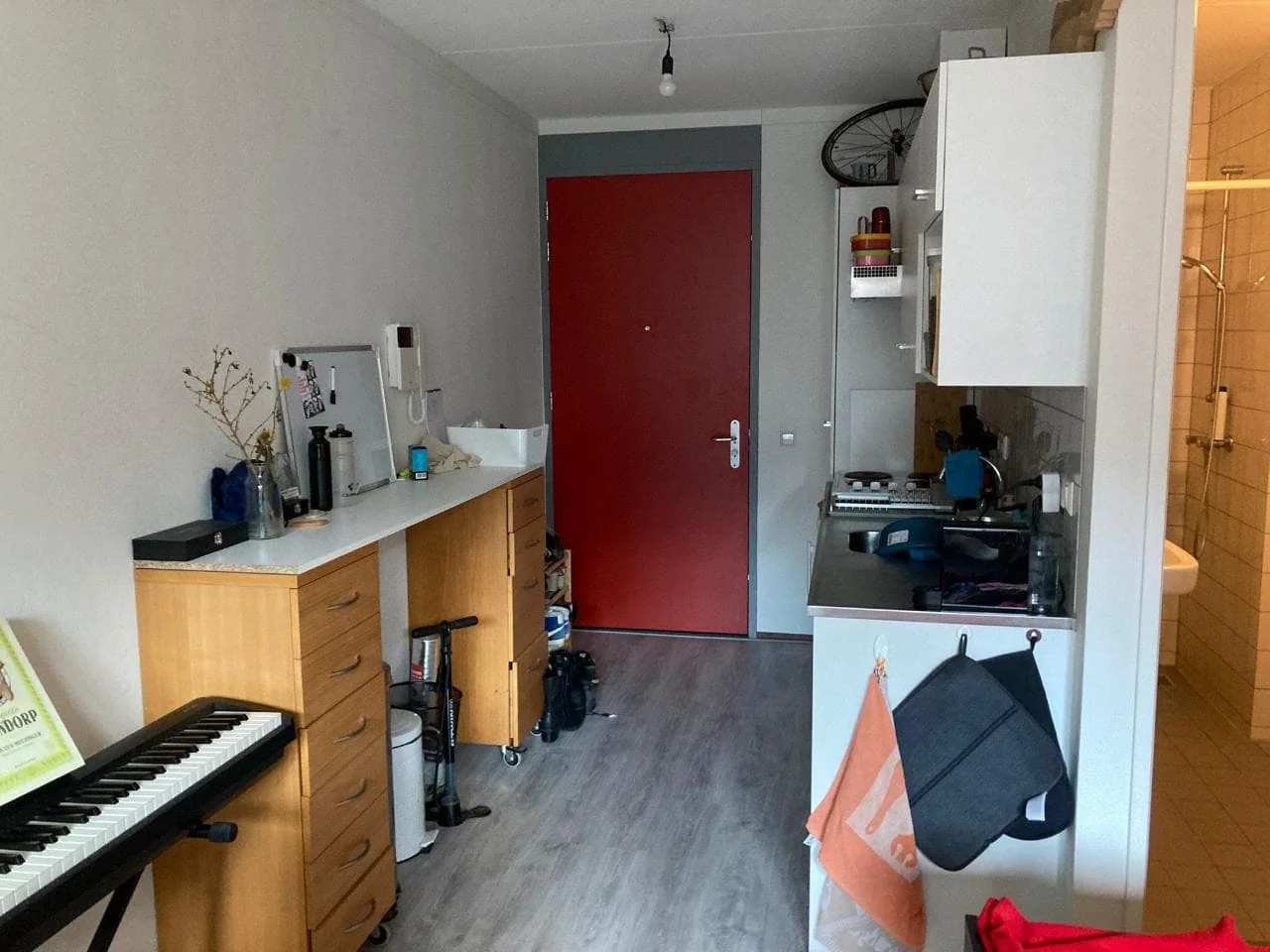 Foto van de Studio gelegen aan de Sophiaweg in Nijmegen