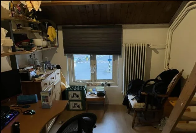 geblurde versie van de foto als achtergrond