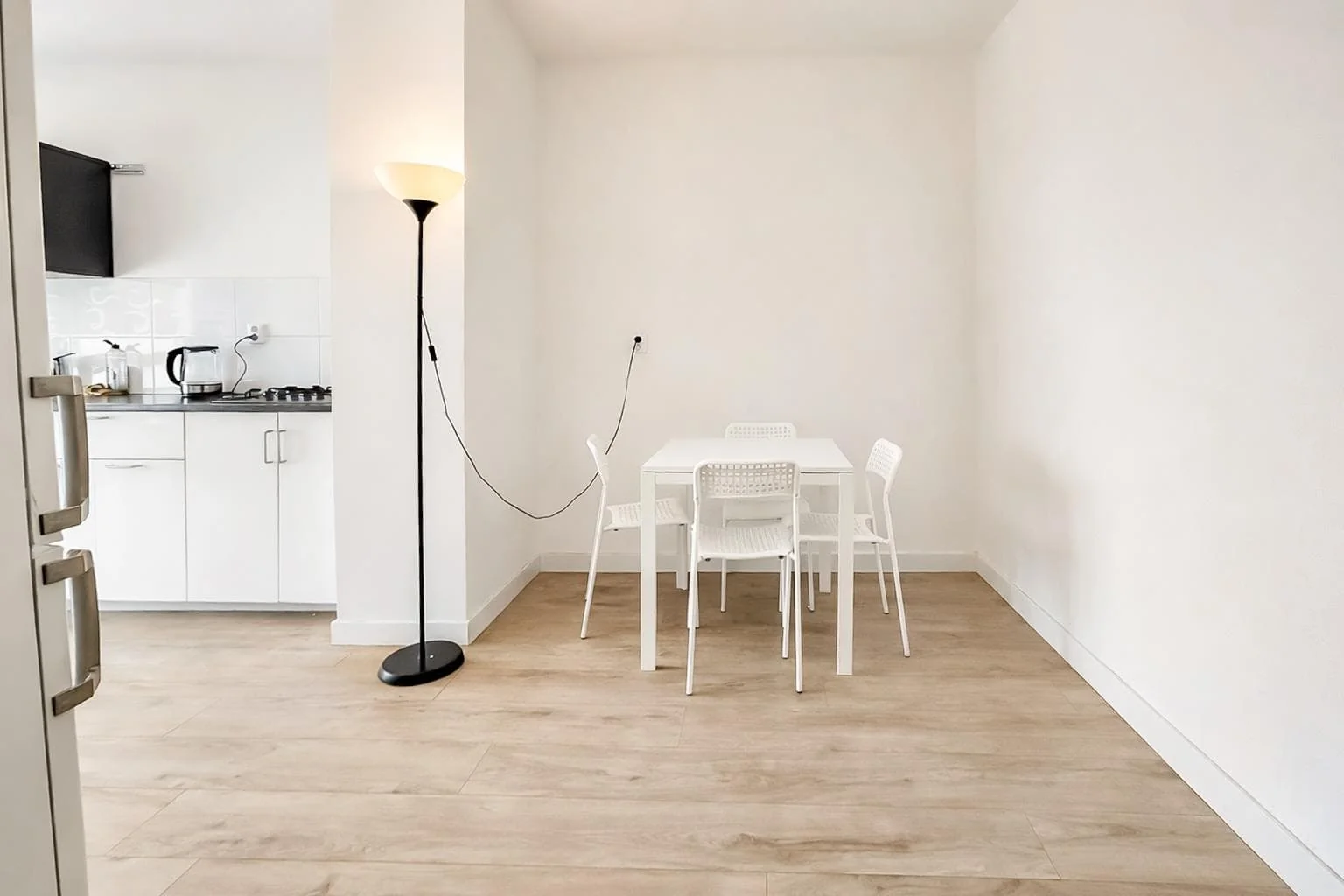 geblurde versie van de foto als achtergrond