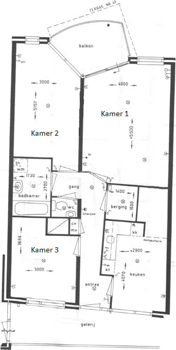 Foto van de Kamer gelegen aan de Laan van Vlaanderen in Amsterdam
