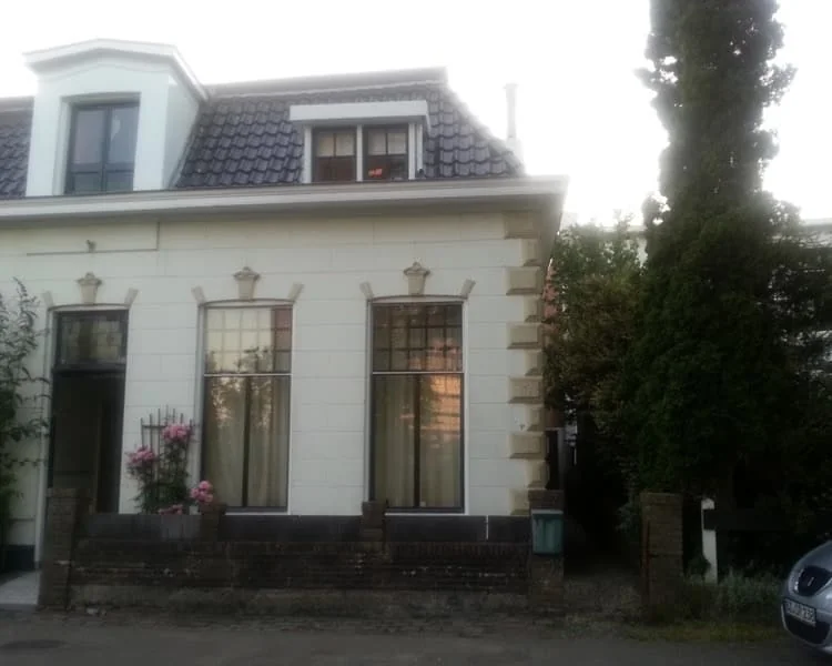 geblurde versie van de foto als achtergrond