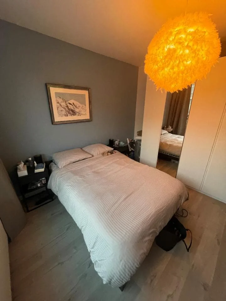 geblurde versie van de foto als achtergrond