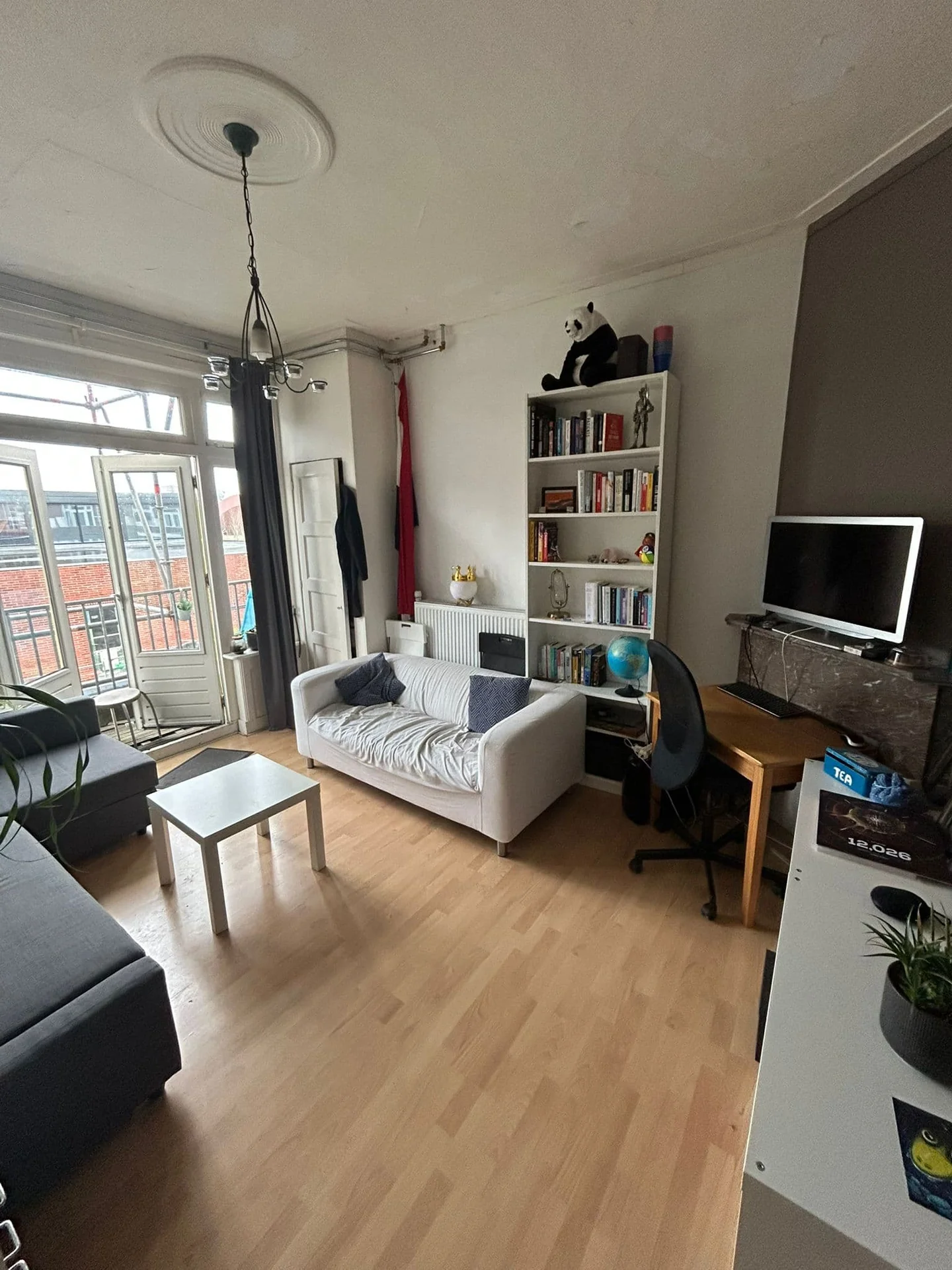 geblurde versie van de foto als achtergrond