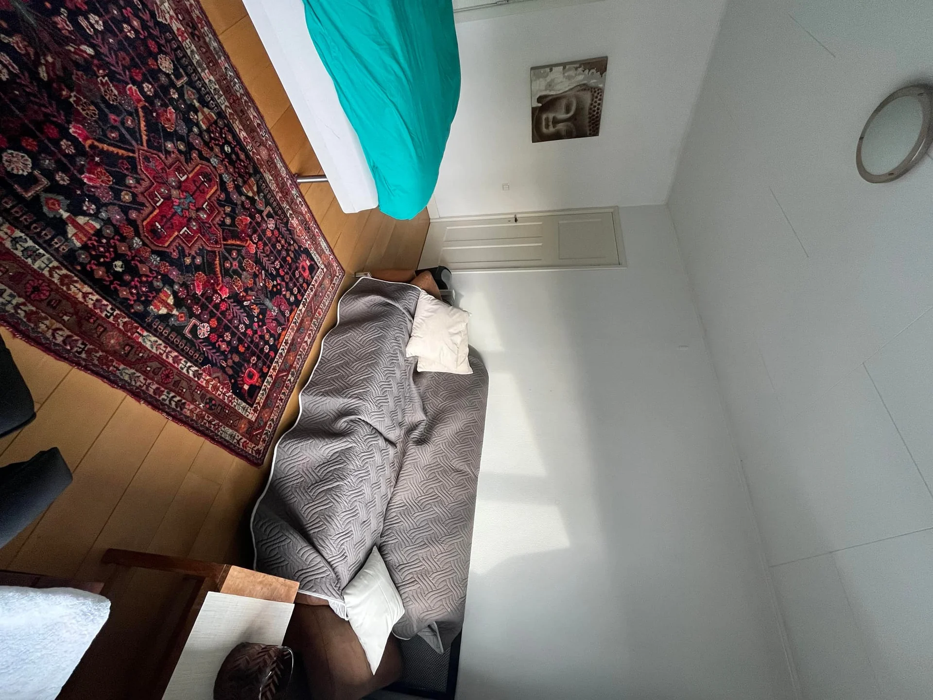 geblurde versie van de foto als achtergrond