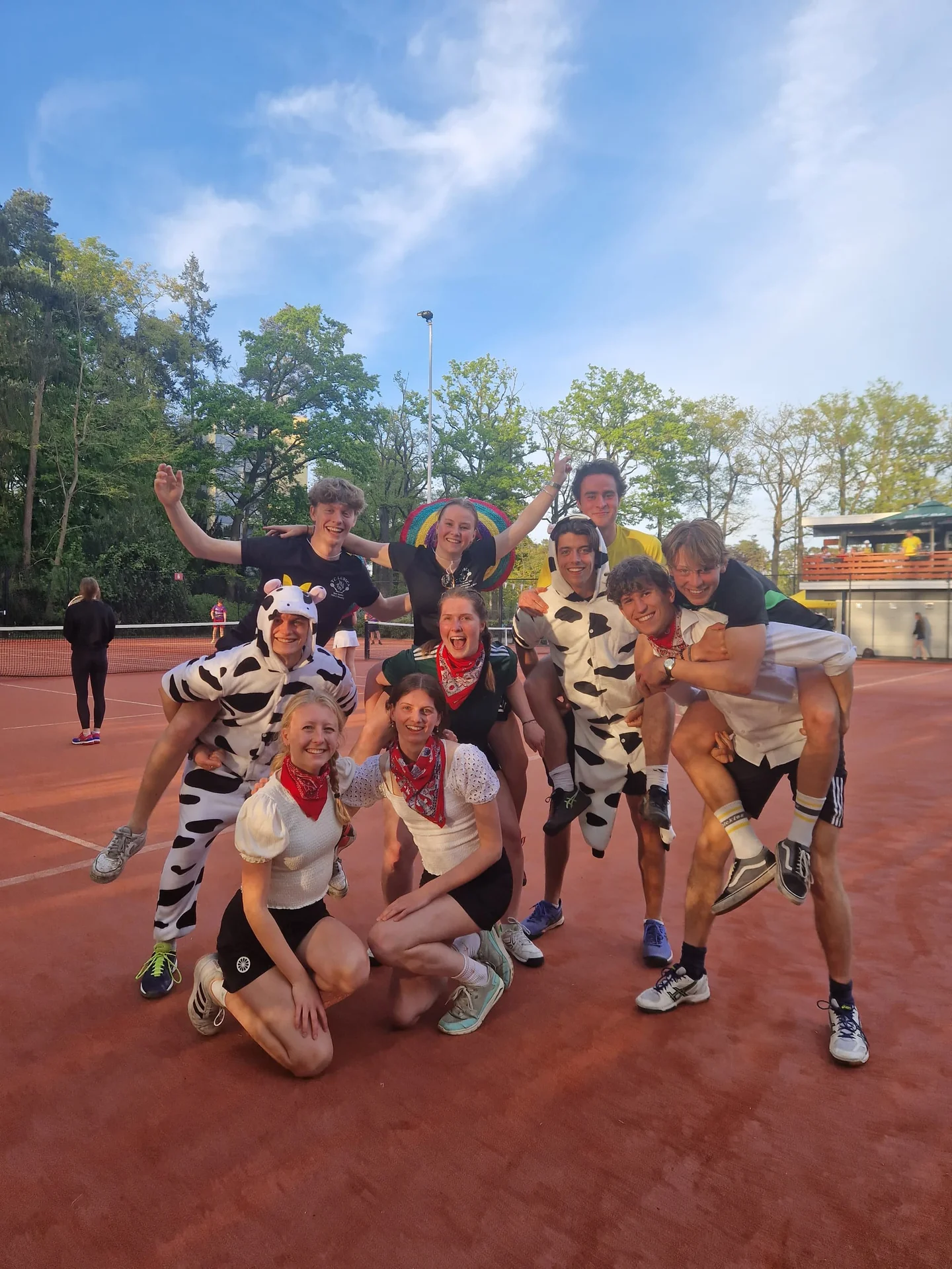 geblurde versie van de foto als achtergrond